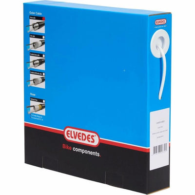 Elvedes Rem Outder Cable con rivestimento Ø5,0 mm 30 metri bianchi (in una scatola)