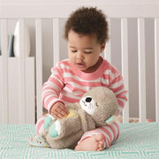 Fisher-price bedtijd otter 30 cm - baby speelgoed - 0 tot 6 maanden - knuffel - afbeelding 2