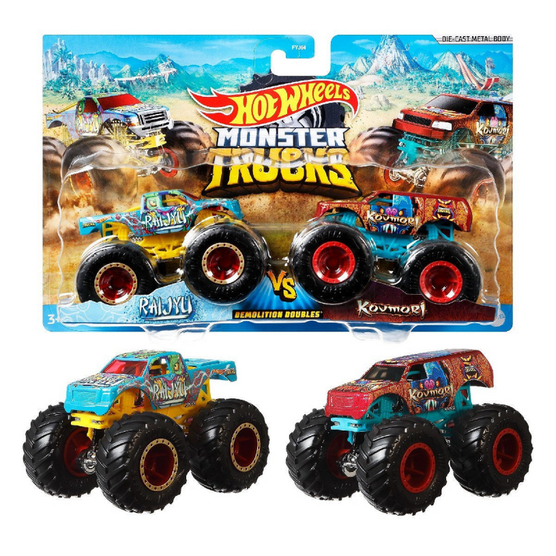 Mattel Hot Wheels Monster Trucks 1:64 2 Pack Surti