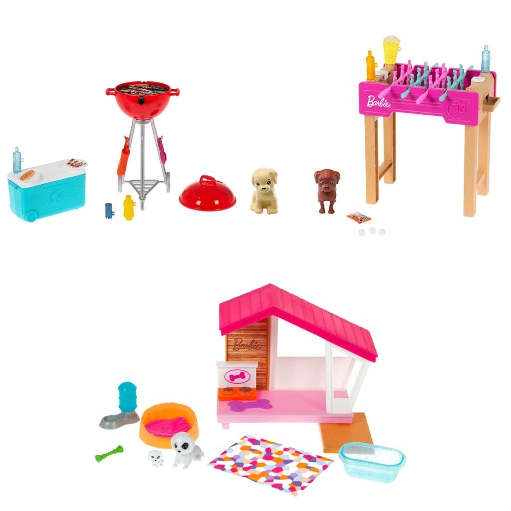 Barbie Mini Playset Hondhuis con Dogje