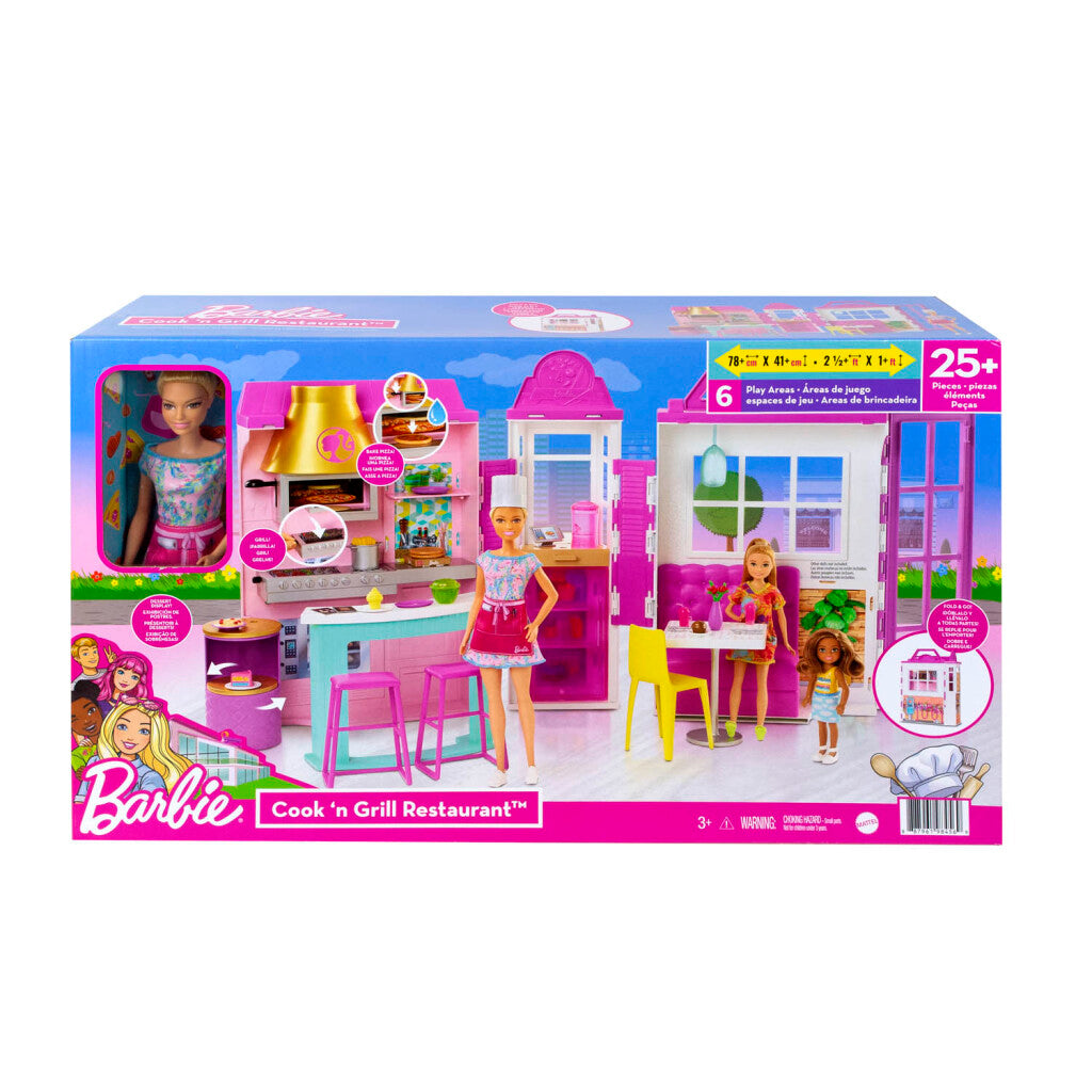 Mattel Cook ‘n Grill Restaurant pop en speelset