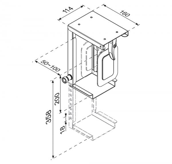 Neomounts CPU-D075black
