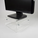 Neomounts Neomounts Nmonitor40 LCD CRT Monitor Riser, 25 kg, acrilico, trasparente - afbeelding 1