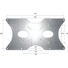 Neomounts fpma-vesa400 adapter (zilver, tot 35 kg, retail)