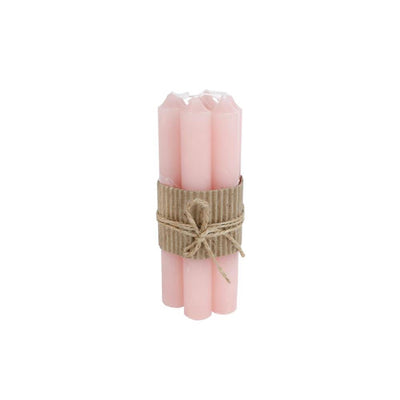 Candela da tavolo Cosydecor rosa chiaro ø2x16cm 7 pezzi