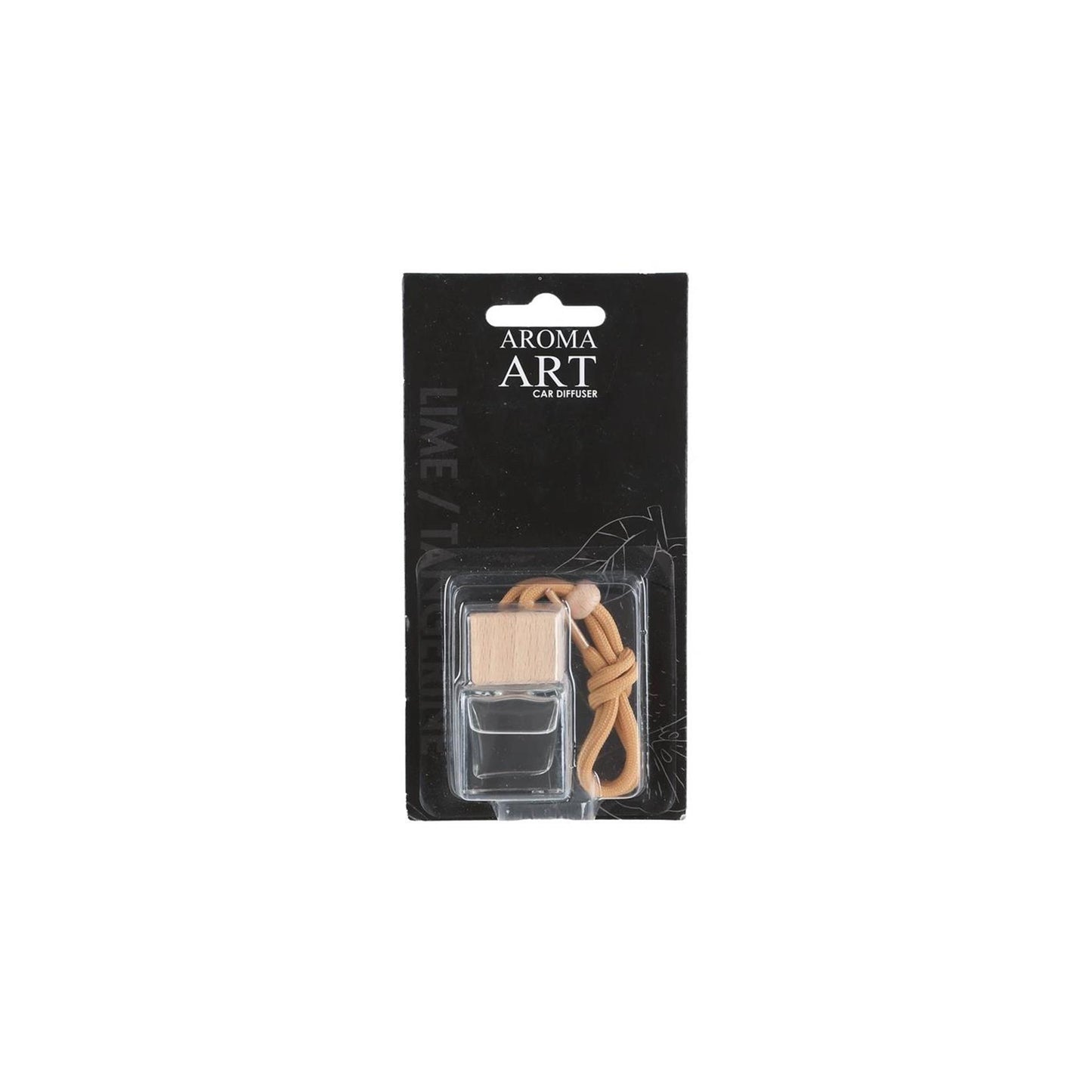 Set di profumi aroma art ciondolo per auto in vetro e legno