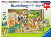 RAVENSBURGER - Allegria Farm Life 2 x 24 pezzi - afbeelding 1