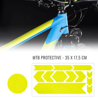 Travano ciclabile di protezione Stickrset neon giallo