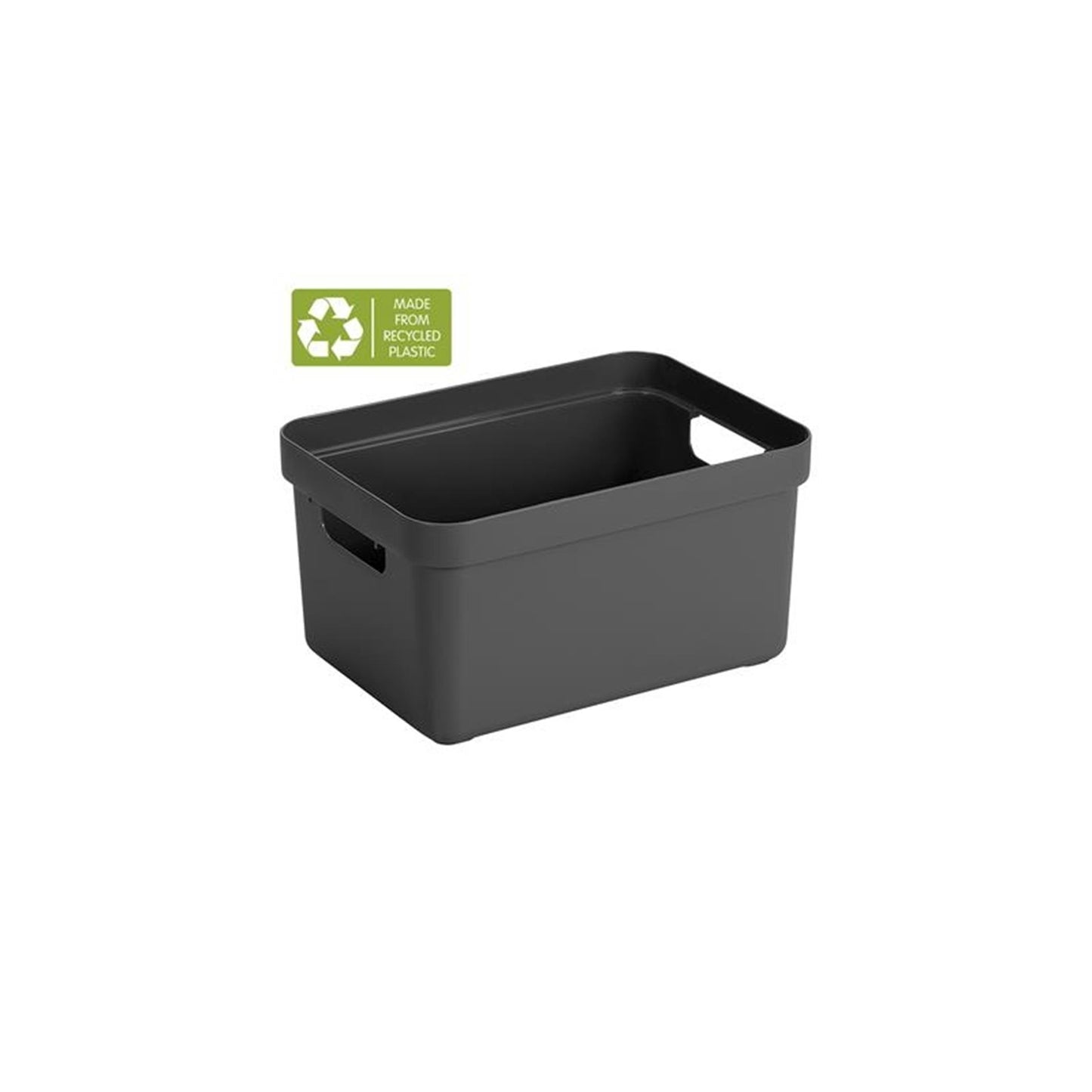 Caja de almacenamiento para el hogar Sunware sigma 13l antracita