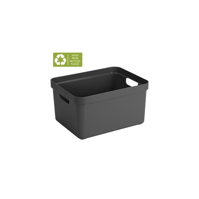 Sunware - sigma home opbergbox 32l antraciet - 44,4 x 34,2 x 24,2 cm