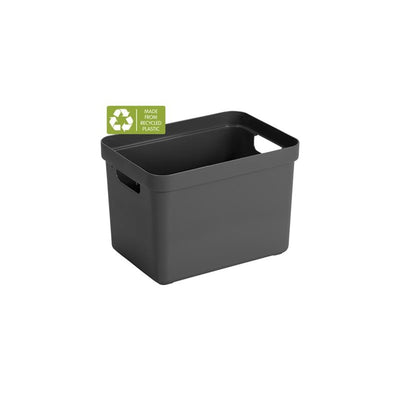 Caja de almacenamiento para el hogar Sunware sigma 18l antracita