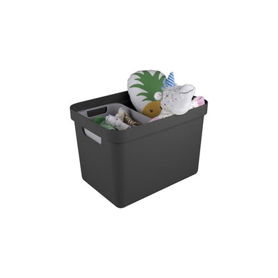Caja de almacenamiento para el hogar Sunware sigma 18l antracita