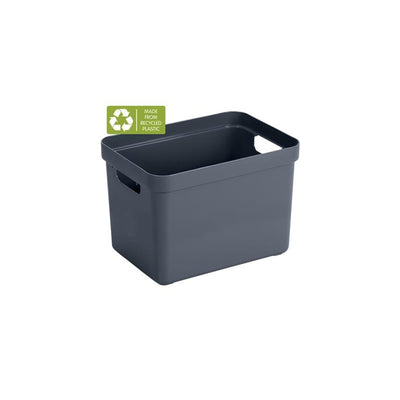 Scatola portaoggetti Sunware sigma home 18l blu-grigio