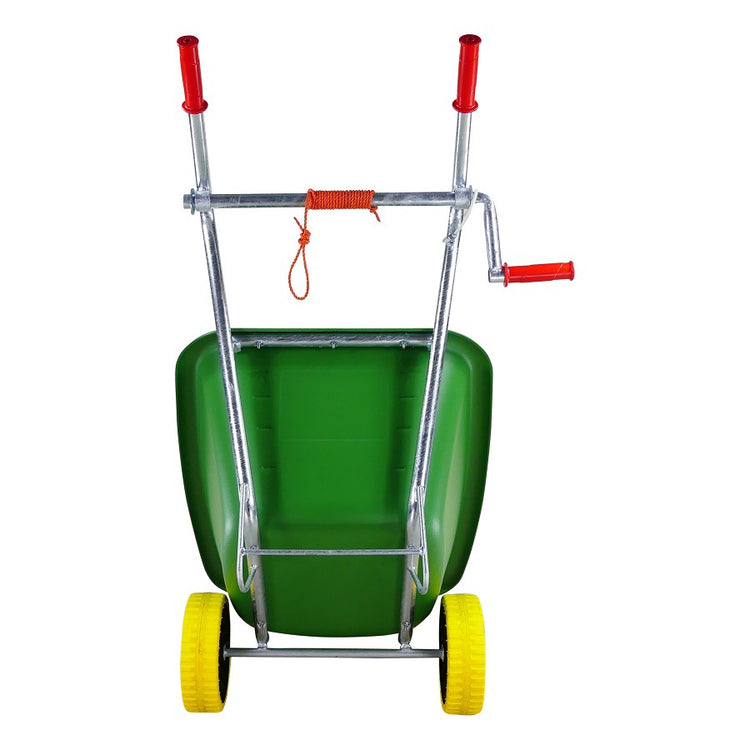 Products calf tax with winch with 2 never-more-puncture wheels
