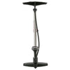 fietspomp met manometer staal 61 cm wit (020601)
