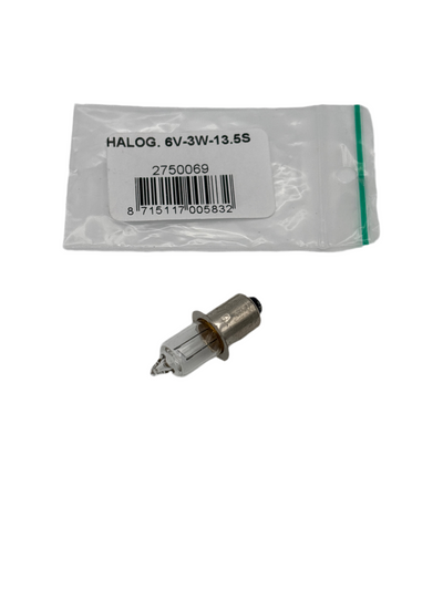 Lampada spanninga 6V-3W Halogen PX13.5s Collar (come VL1179)