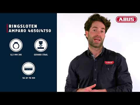 ABUS PRO AMPARO 4750X Art2 Blocco biciclette, nero