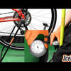 IceEToolz 240A451 Acciaio per pompa del piede ad alta pressione con metro 160psi giallo