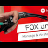 Hebie achtervork standaard universeel fox i 26''-28'' links+rechts montage zwart