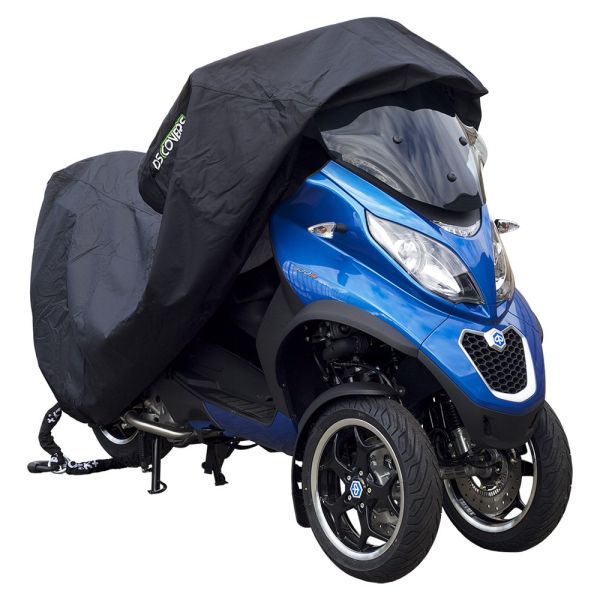 DS COPERS COPERCHIO DEL MOTORE ALFA 3W Senza spazio per Top Case Black