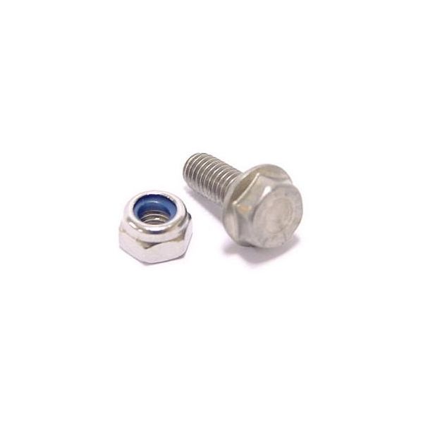 Tornillo guardabarros M5X12 acero inoxidable + contratuerca (P50)
