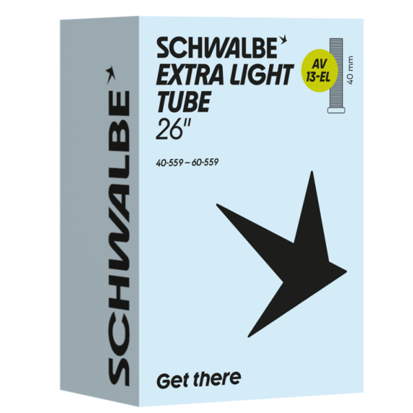 Schwalbe camera d'aria extraleggera (av14) - mtb - 26'' (40 60-559) - schrader