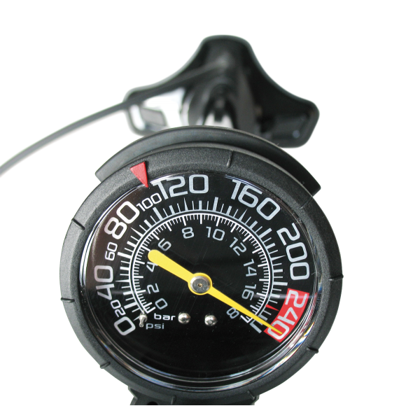 SuperSpark Var Foot Pump Magnum Air Force - Nero