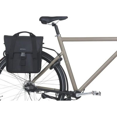 Basil Bicycle bag Only Go Black 16l