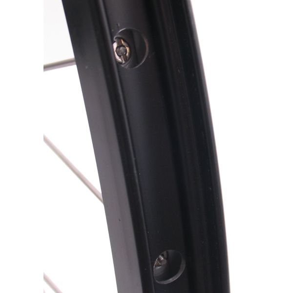 Ruota anteriore Shimano 28 29 622x19c Andra 30 bordo con mozzo FH-M525 per disco freno a 6 bulloni neri