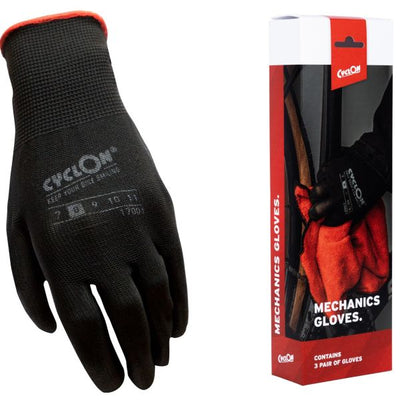 Guantes de montaje Cyclon M8 Rojo (3 pares)