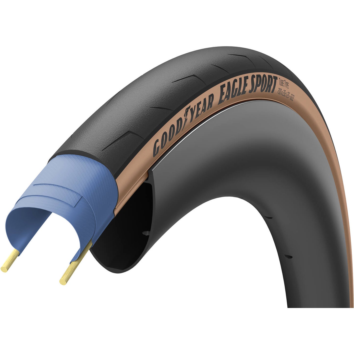 Goodyear - eagle sport 700x25c tan