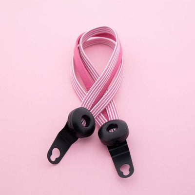 Qibbel widek snelbinder explorer 20 zwarte beugels roze wit
