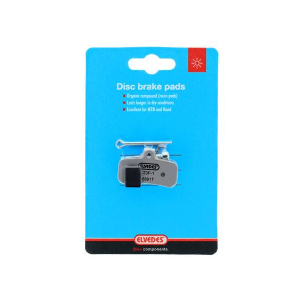 Bloque de freno de disco Elvedes Conjunto de 6891t (por par) gris