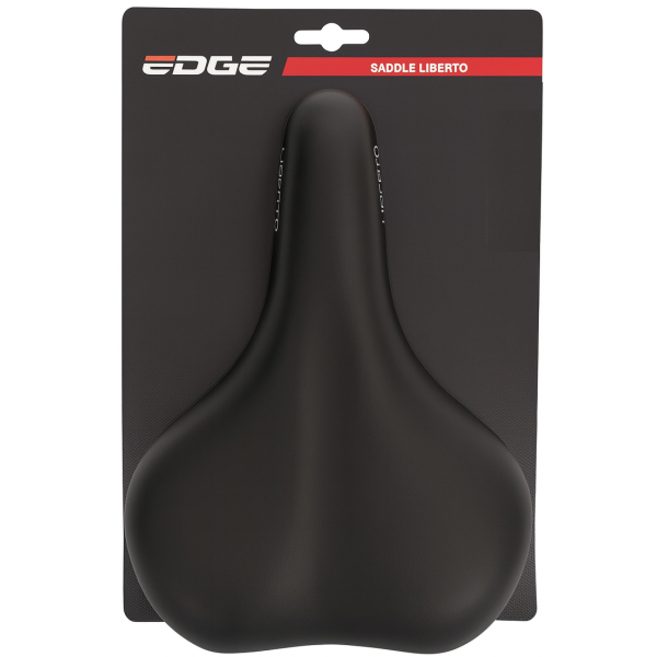 Fietszadel Edge Liberto - zwart (op kaart)