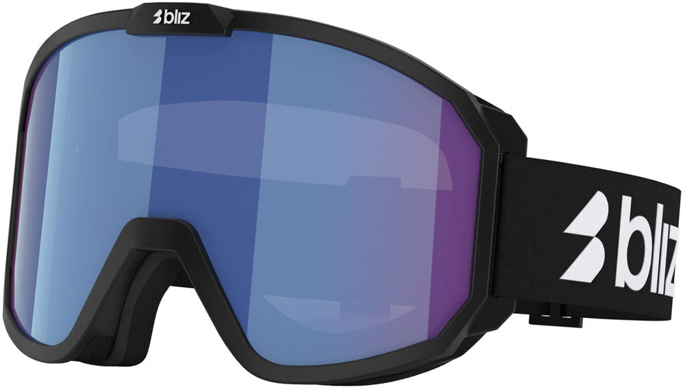 Bliz rave arancio blu chiaro - maschera da sci