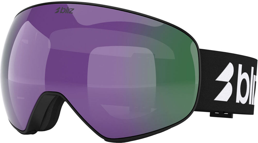 Maschera da sci multiuso Bliz floz brown w purple