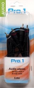 Enzo pro-1 audio 2 tulp male -> 2 tulp male 5 meter 9206050