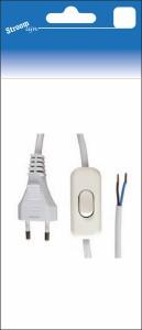 Interruttore bianco Streamline Euro Cord 2 metri 6665200