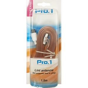 Enzo pro-1 lint antenne met coax plug 1,5 meter 9293005