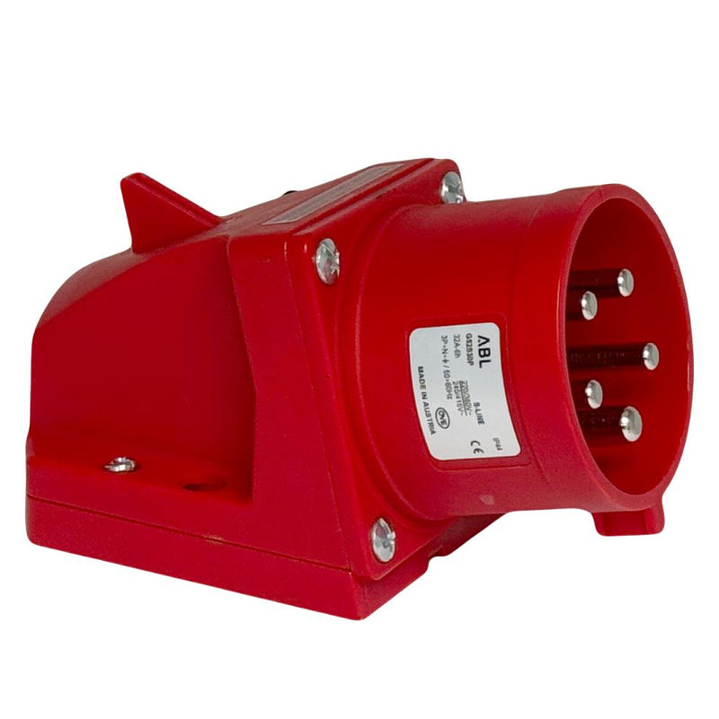 Enzo cee 5p 32a 400v opb wcd rosso con spinotti - 6315178