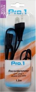 Enzo pro-1 recordersnoeren 230 volt 1.5 meter 9296201