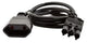 Cable adaptador compatible GST18© de 90 cm a contra enchufe europeo - 6161250