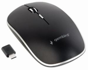 Mouse ottico wireless Enzo Gembird USB bianco nero 9510043