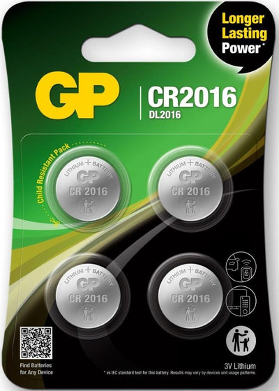 Pilas GP CR2016