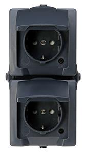 Kopp swd toma de superficie ra doble vertical antracita - 4628230