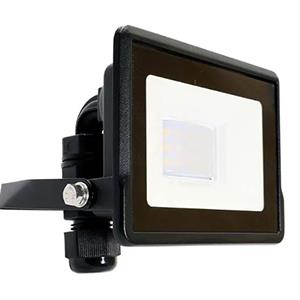 Lampada da cantiere V-tac LED 10w 6500k nera + ingresso cavo - 9332105
