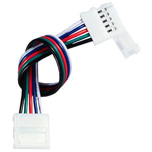 Enzo rgbw quick koppelstuk 12mm met 15 cm draad 4380020