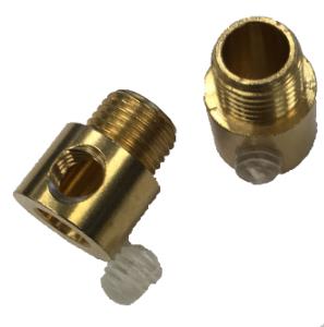 Nipplo di serraggio Enzo m filetto maschio in ottone per pezzo 6551831
