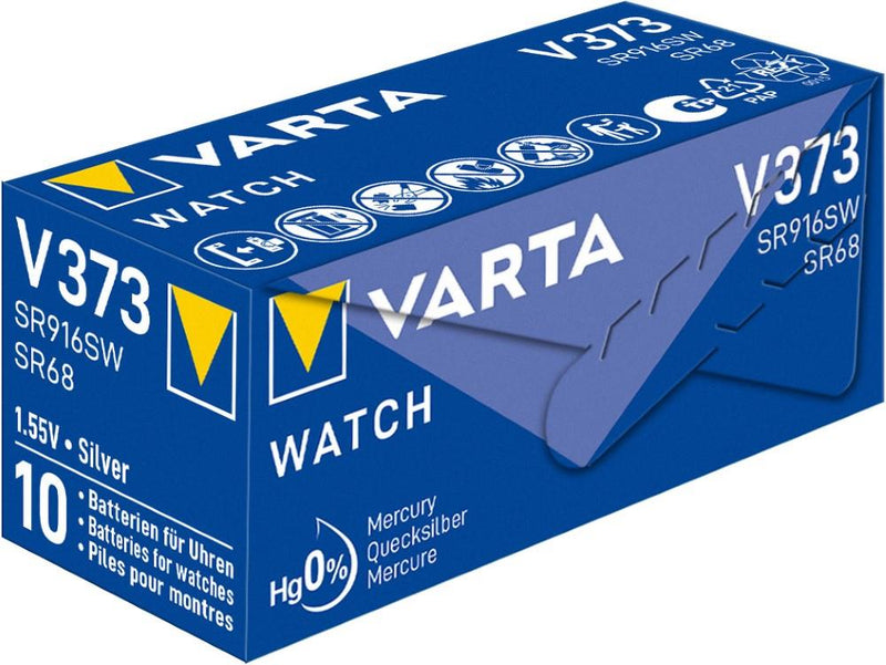 Varta 373 SR916 10 piezas en una caja