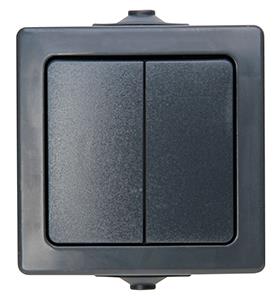 Interruttore da superficie Kopp swd serie antracite - 4628270